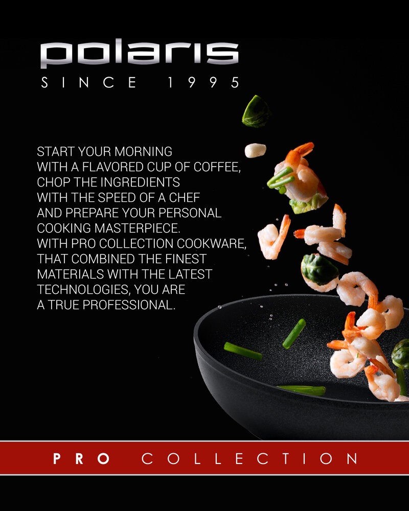 Frying pan Polaris PRO collection-28FP, 28 cm - prices Frying pan Polaris PRO collection-28FP, 28 cm - prices